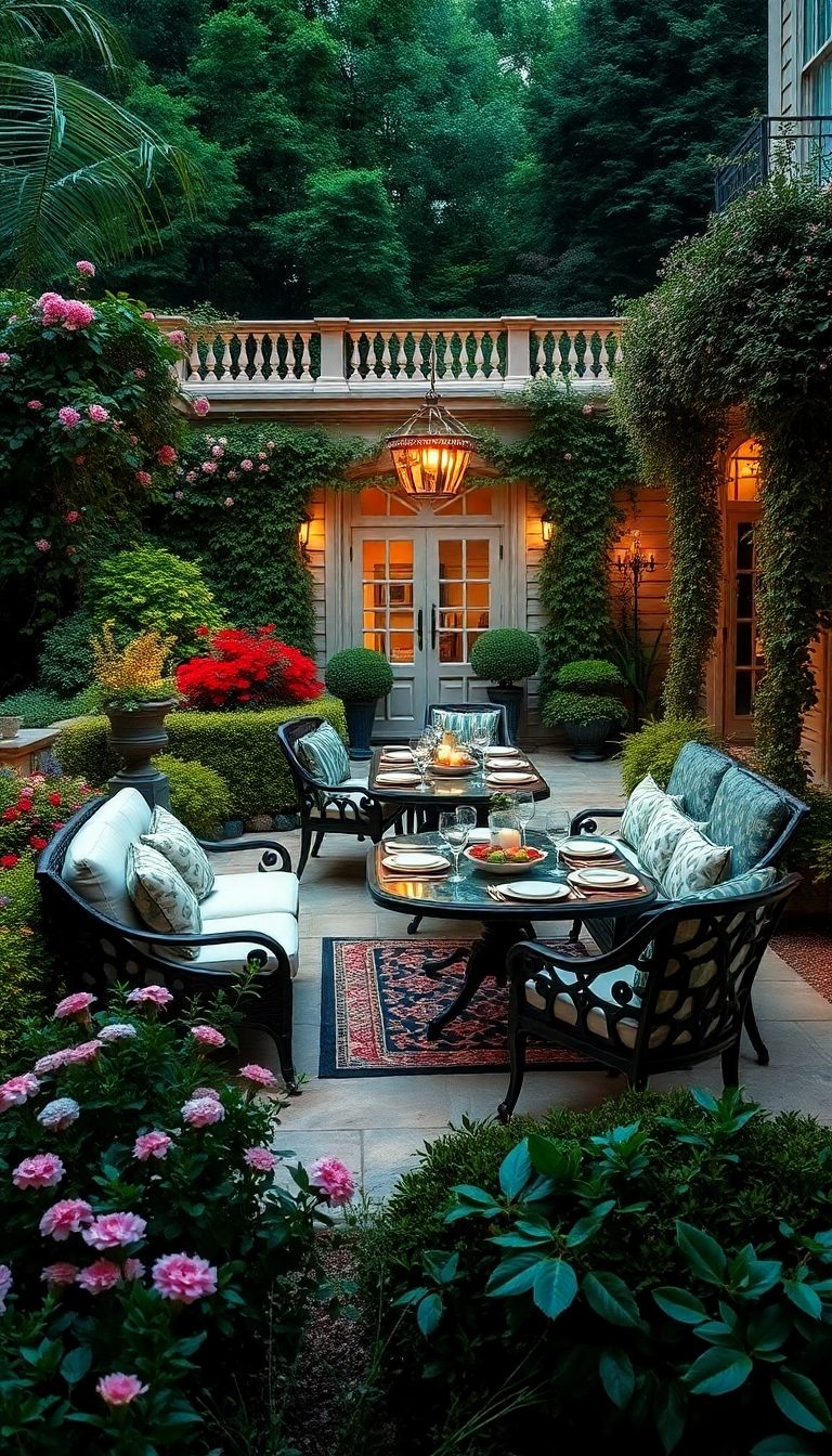 21 Stunning French Style Homes That Will Make You Dream of Paris! - 11. Lavish Outdoor Spaces