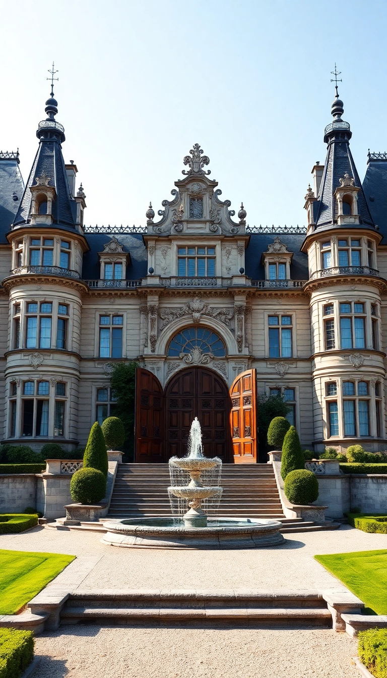 21 Stunning French Style Homes That Will Make You Dream of Paris! - 4. Sophisticated Château Living