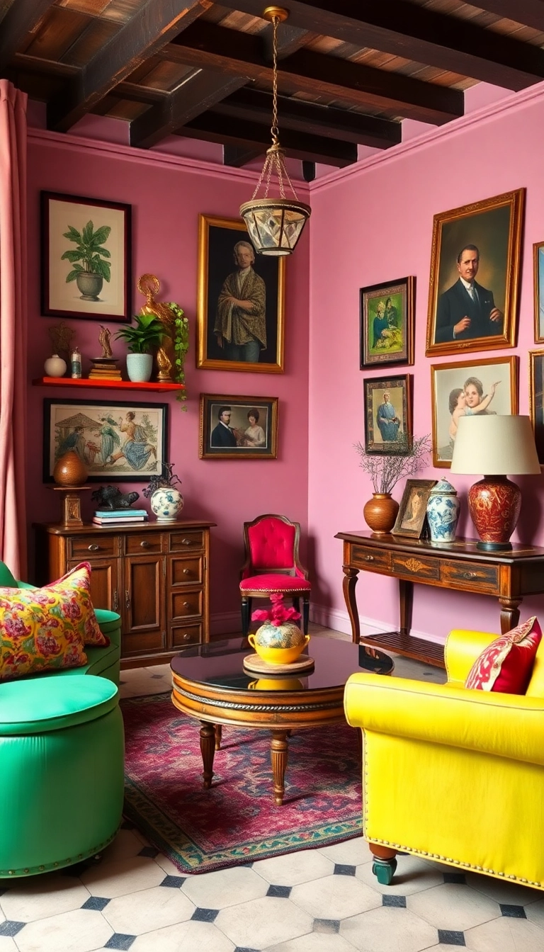 21 Stunning French Style Homes That Will Make You Dream of Paris! - 17. Eclectic Mix of Styles