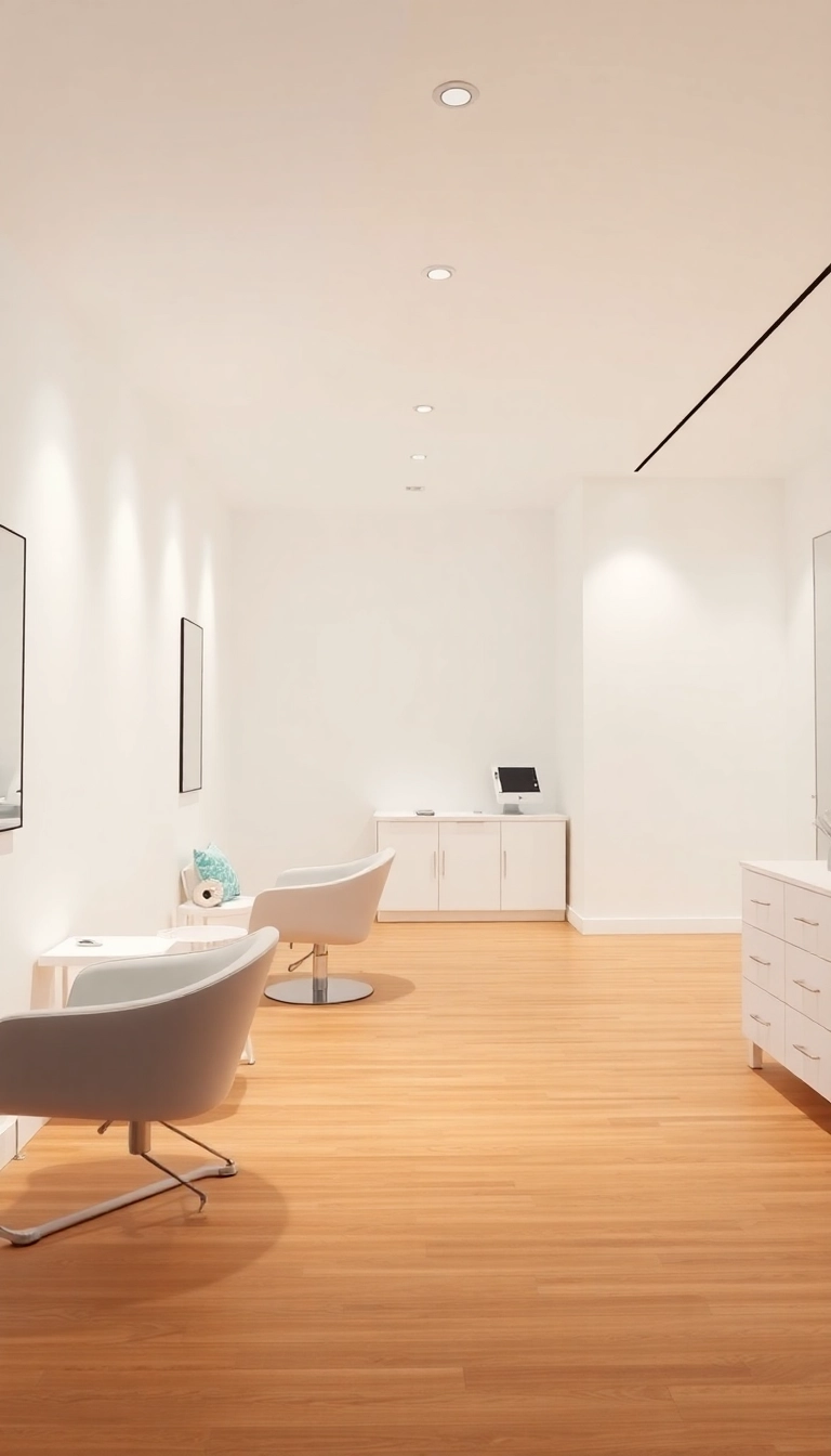 20 Trendy Salon Interior Designs That Are Taking the Industry by Storm! - 1. Minimalist Elegance