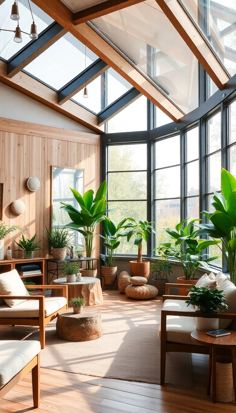 20 Trendy Salon Interior Designs That Are Taking the Industry by Storm! - 4. Nature-Inspired Retreats