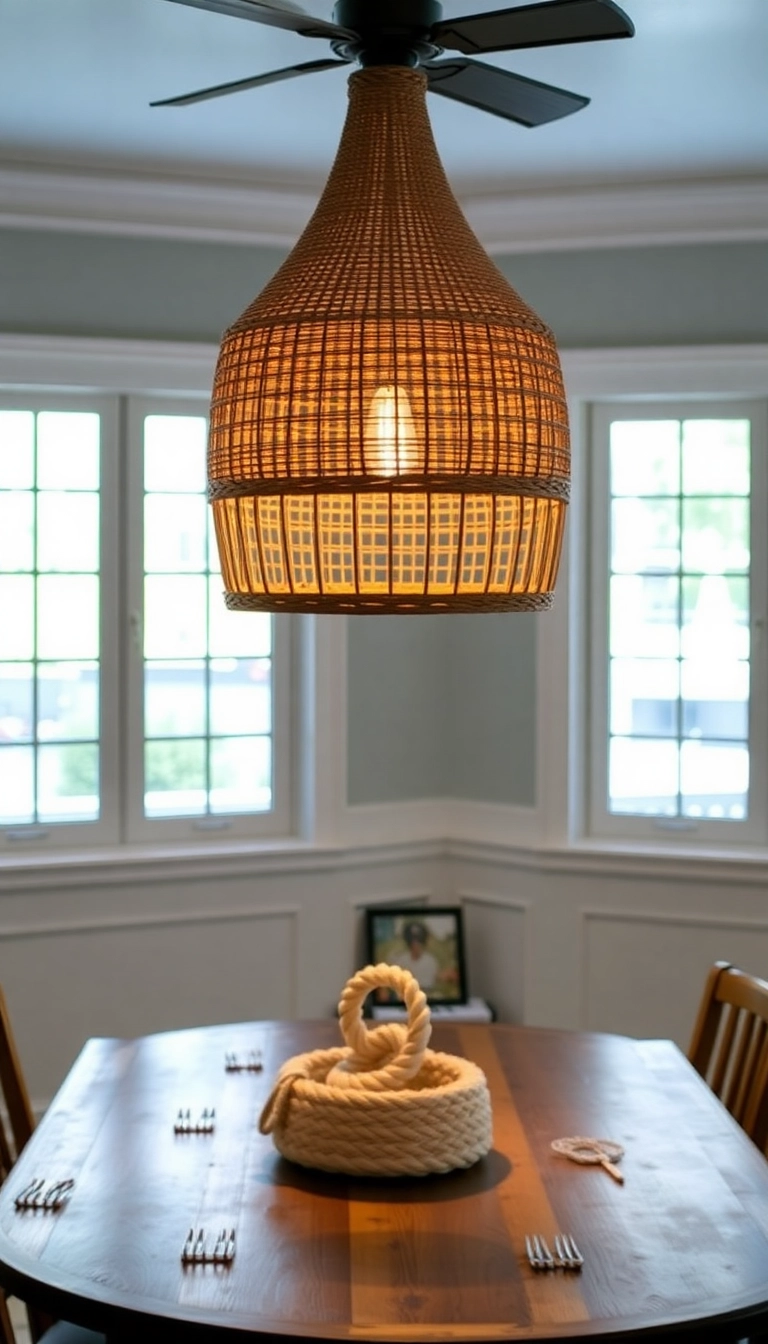 20 Coastal Interior Design Ideas That'll Make You Feel Like You're on Vacation Every Day! - 7. Coastal Lighting Fixtures