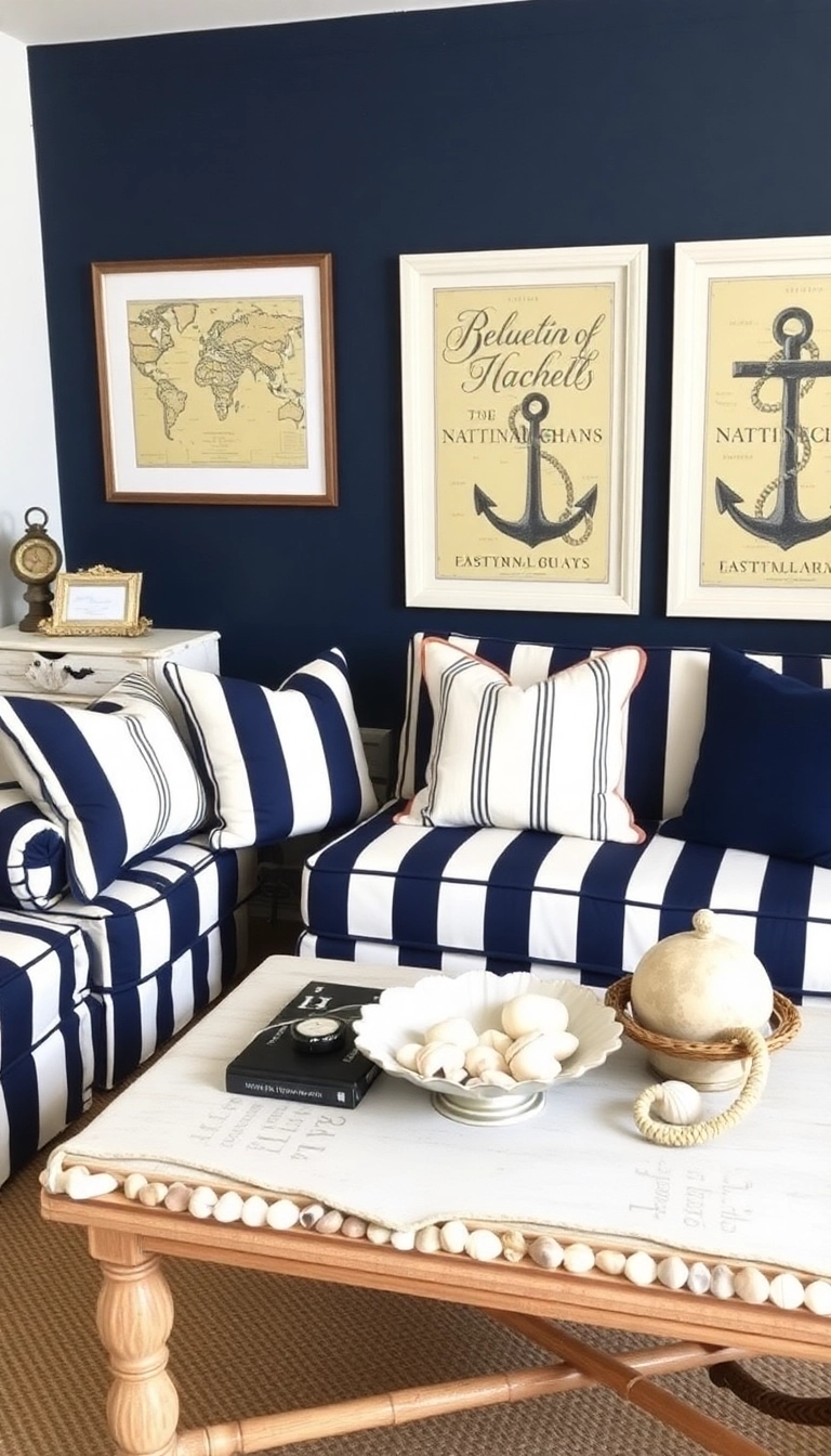 20 Coastal Interior Design Ideas That'll Make You Feel Like You're on Vacation Every Day! - 2. Nautical-Inspired Decor