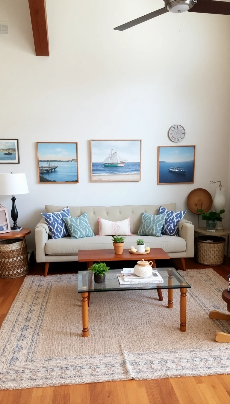 20 Coastal Interior Design Ideas That'll Make You Feel Like You're on Vacation Every Day! - 19. Incorporating Local Coastal Elements