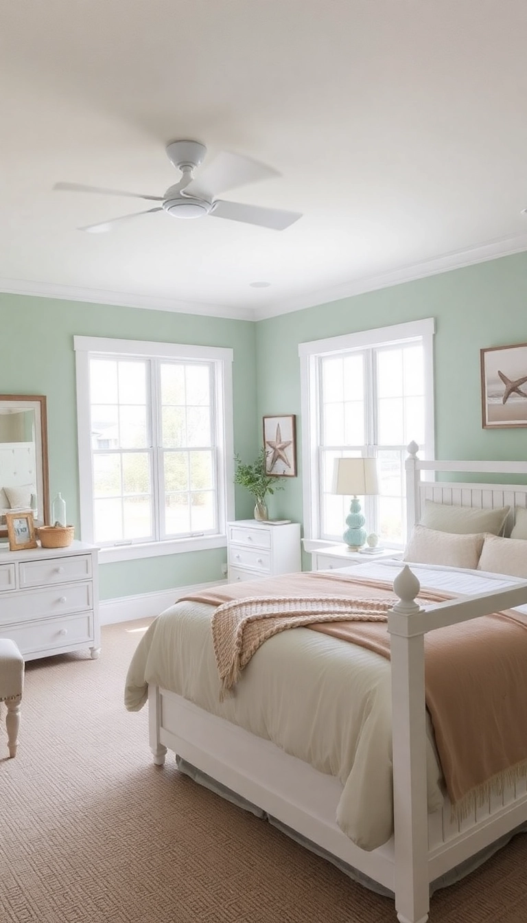 20 Coastal Interior Design Ideas That'll Make You Feel Like You're on Vacation Every Day! - 1. Light and Breezy Color Palettes