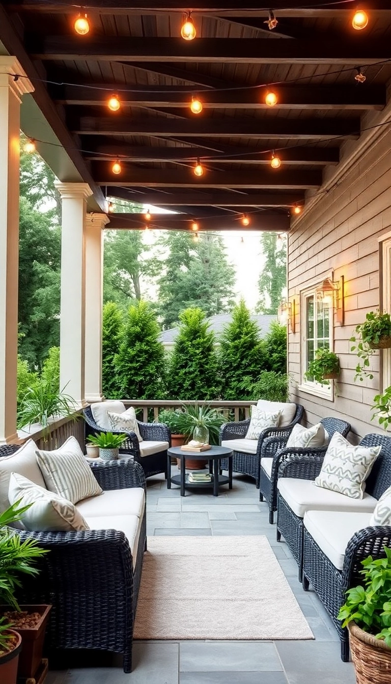 20 Coastal Interior Design Ideas That'll Make You Feel Like You're on Vacation Every Day! - 18. Outdoor Coastal Spaces