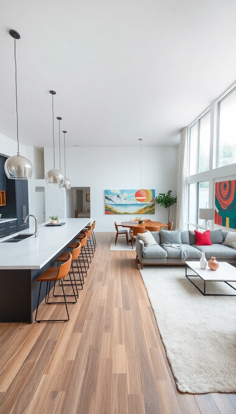 17 Contemporary Interior Design Ideas That Will Transform Your Space Instantly! - 3. Open Concept Living