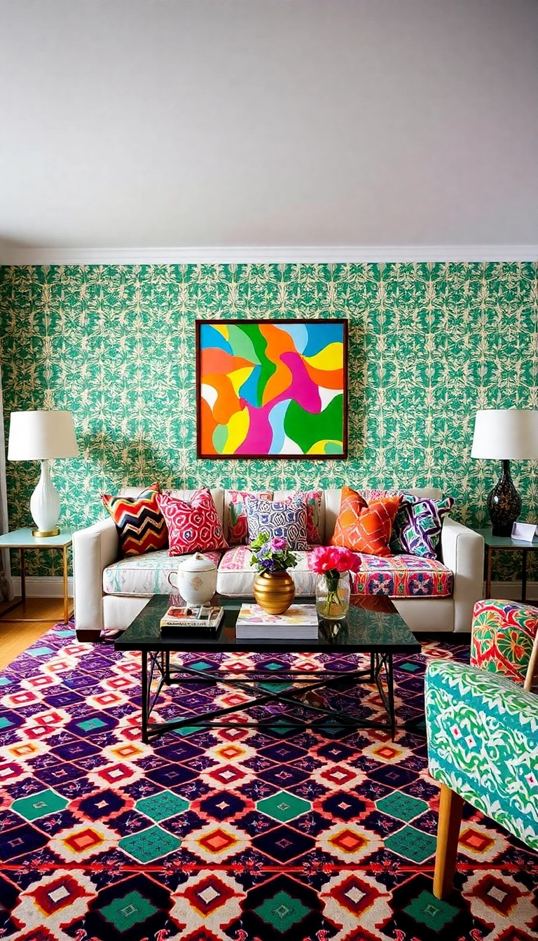 17 Contemporary Interior Design Ideas That Will Transform Your Space Instantly! - 10. Playful Patterns
