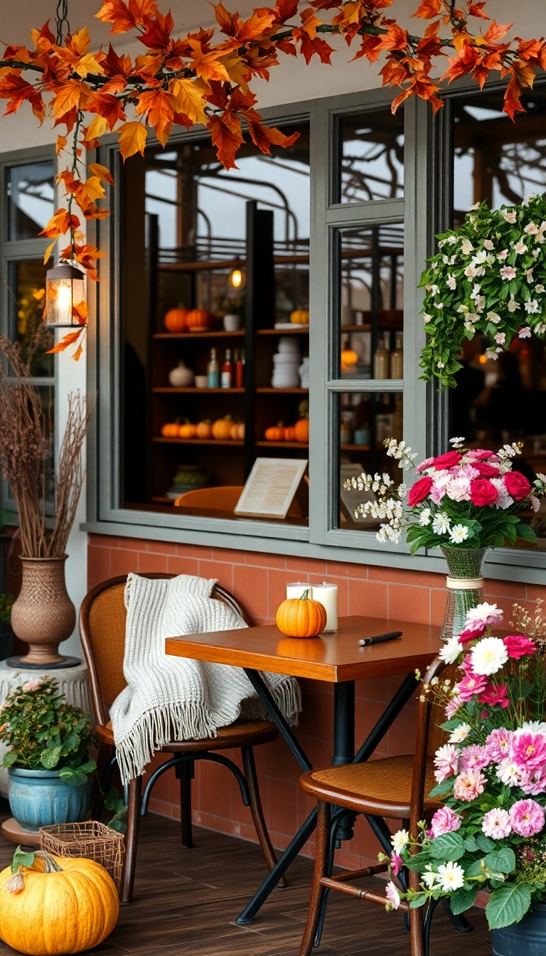 10 Cozy Cafe Interior Ideas That'll Make You Want to Stay All Day! - 9. Seasonal Decor