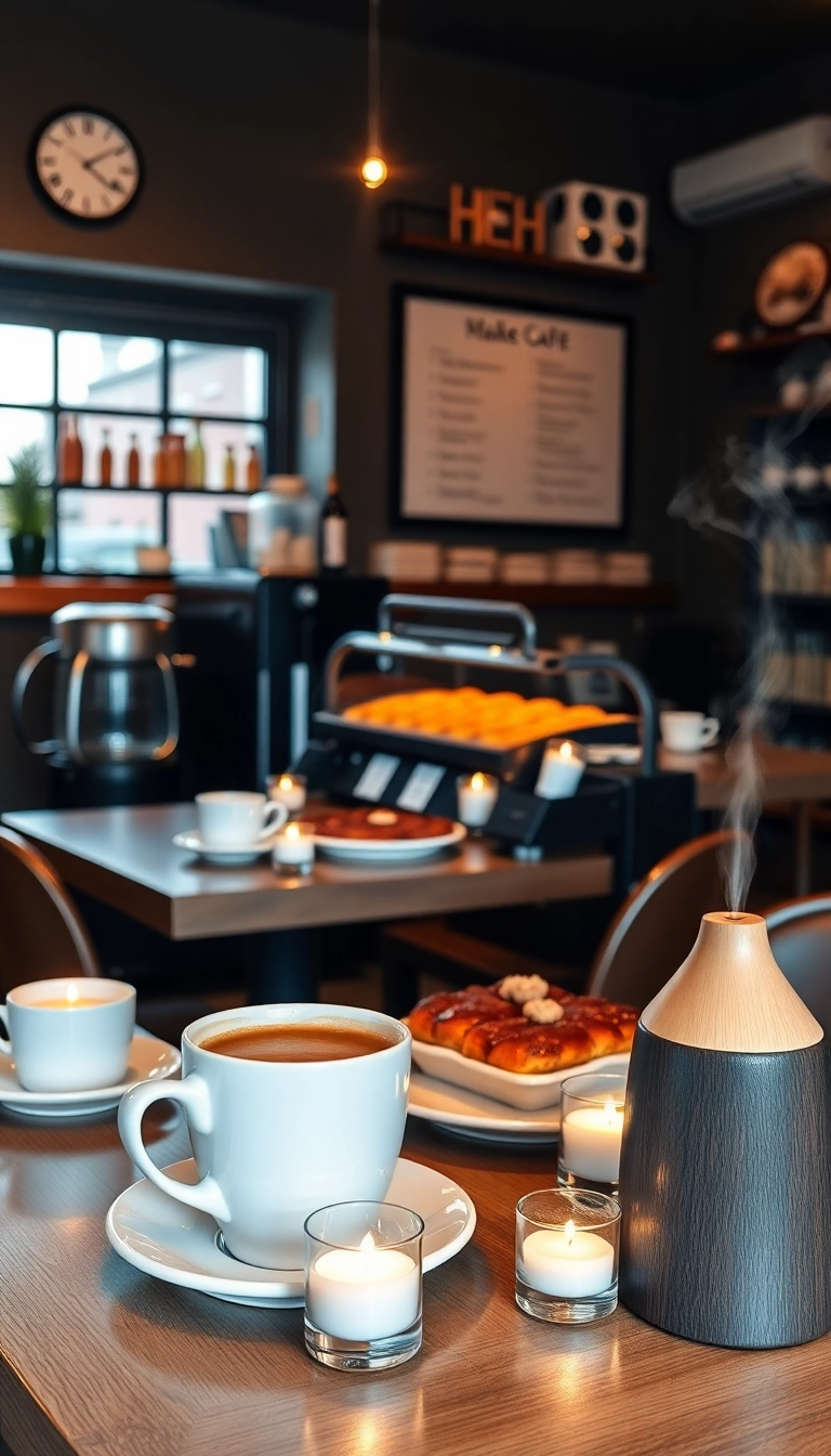 10 Cozy Cafe Interior Ideas That'll Make You Want to Stay All Day! - 10. Aromatic Elements