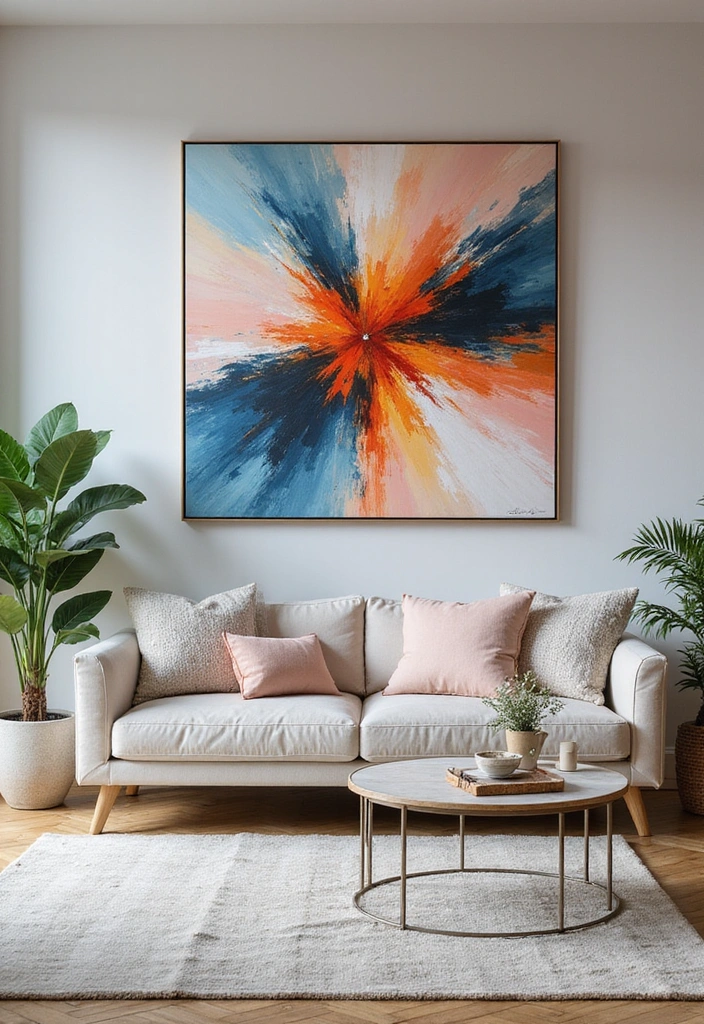21 Jaw-Dropping Art Deco Interior That Will Revamp Your Home Accents! - 1. Bold Abstract Art