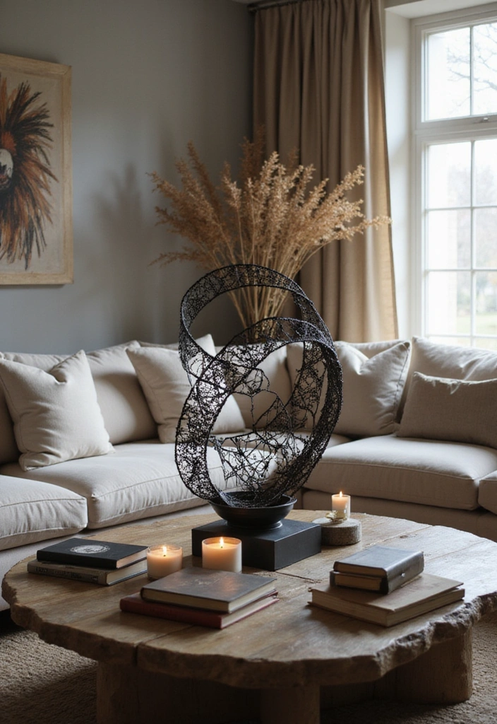 21 Jaw-Dropping Art Decor Inspirations That Will Revamp Your Home Accents! - 3. Sculptural Centerpieces