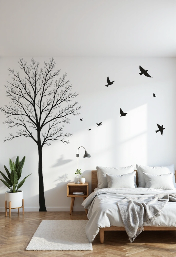 21 Jaw-Dropping Art Decor Inspirations That Will Revamp Your Home Accents! - 12. Artistic Wall Decals