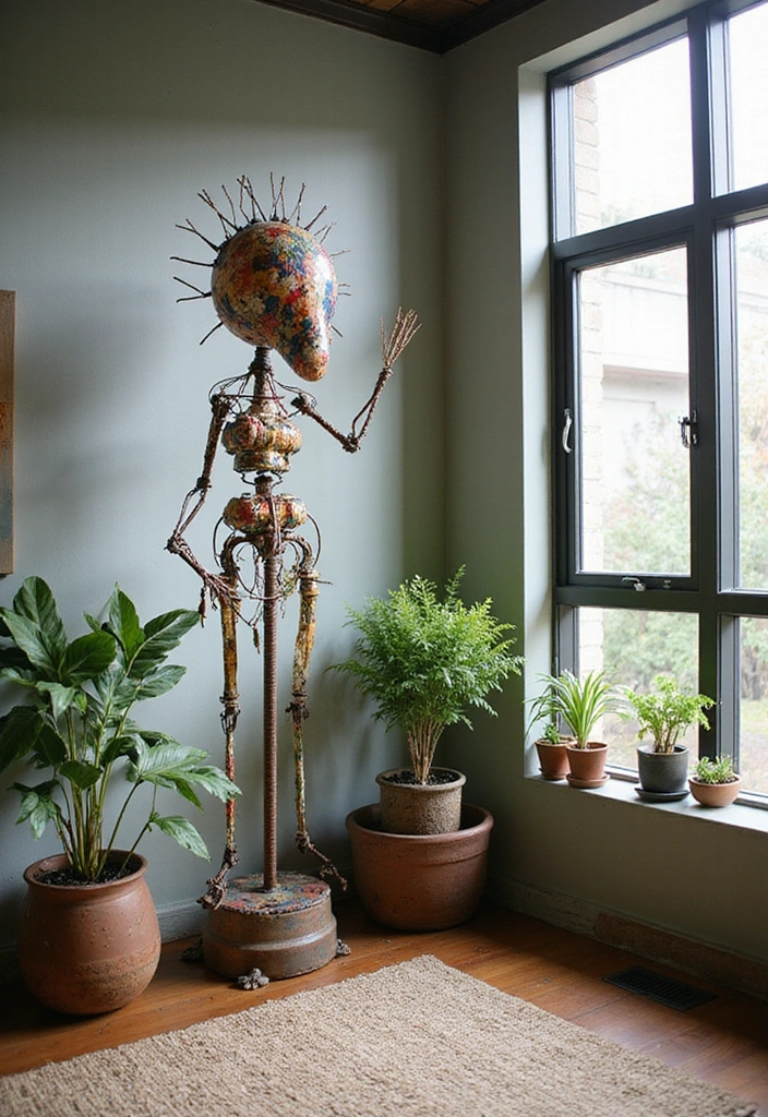 21 Jaw-Dropping Art Decor Inspirations That Will Revamp Your Home Accents! - 15. Upcycled Art Pieces