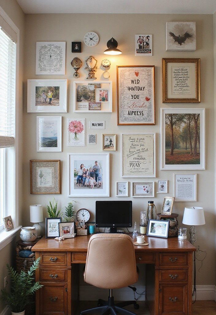 20 Stunning Small Office Interior Designs That'll Inspire Your Next Makeover (You’ll Love #12!) - 15. Personalized Touch