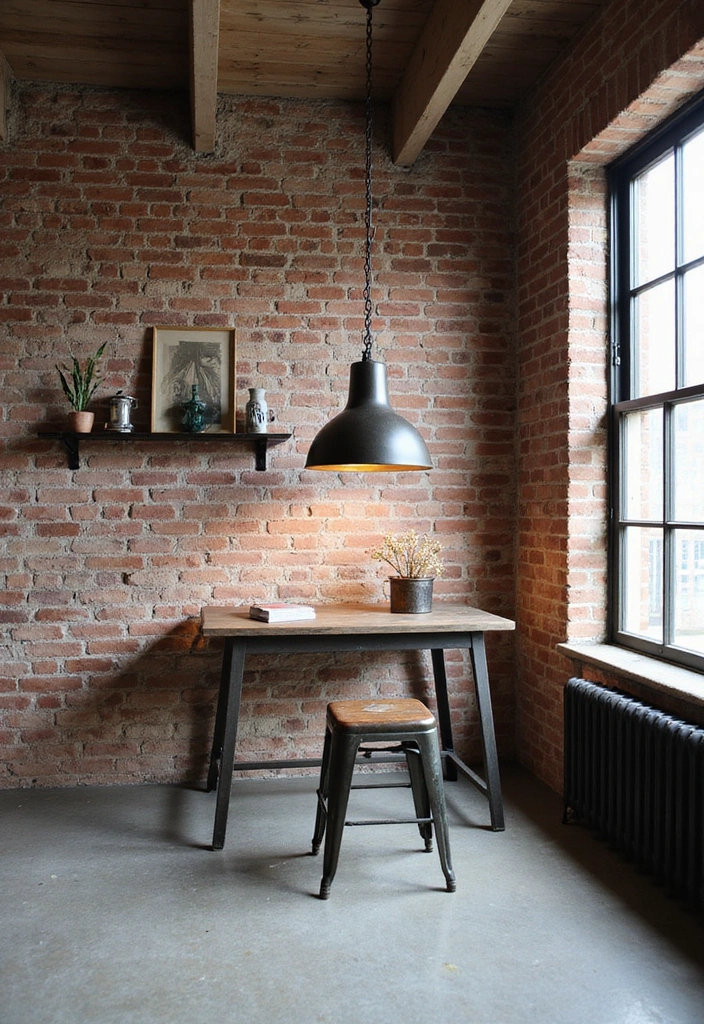 20 Stunning Small Office Interior Designs That'll Inspire Your Next Makeover (You’ll Love #12!) - 3. Industrial Chic
