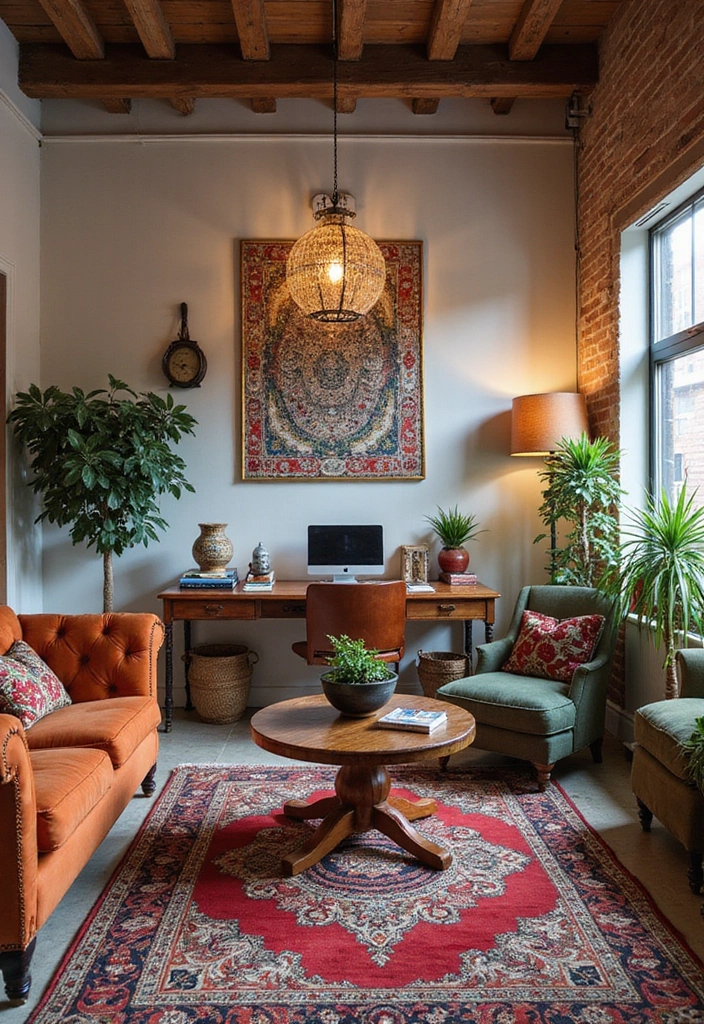 20 Stunning Small Office Interior Designs That'll Inspire Your Next Makeover (You’ll Love #12!) - 20. Global Inspiration