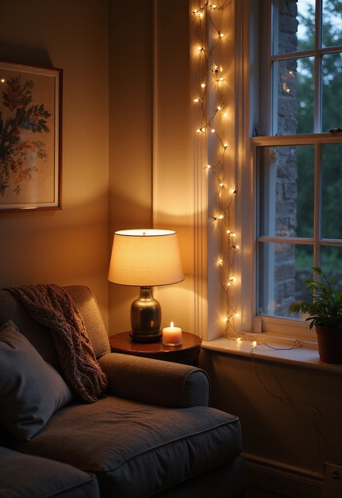 11 Cozy Interior Ideas That Will Make You Want to Snuggle Up Right Now! - 2. Warm Lighting to Set the Mood