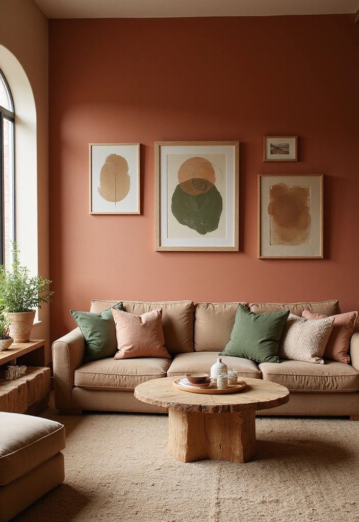 11 Cozy Interior Ideas That Will Make You Want to Snuggle Up Right Now! - 4. Earthy Color Palettes for Warmth