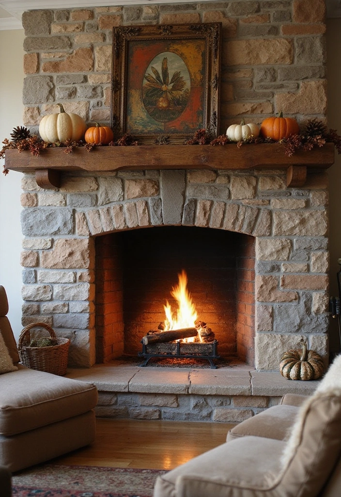 11 Cozy Interior Ideas That Will Make You Want to Snuggle Up Right Now! - 7. Warm and Inviting Fireplaces