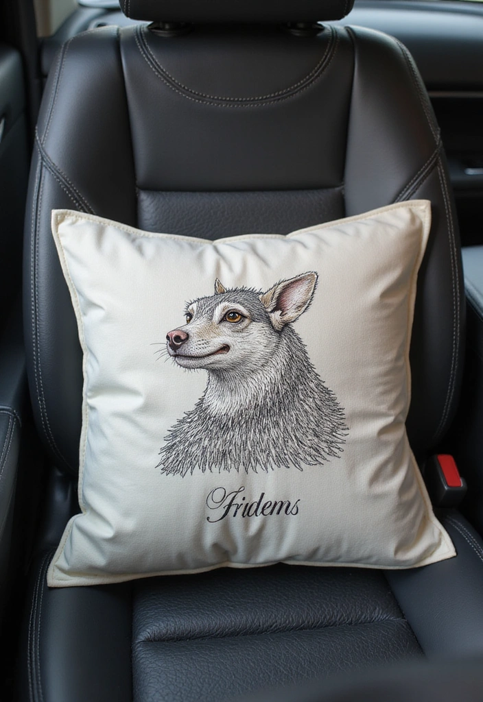 10 Cozy Car Interior Ideas That Will Make Your Road Trips Feel Like Home! - 8. Personalized Seat Cushions