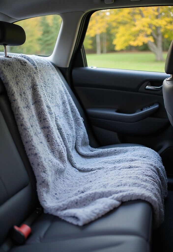 10 Cozy Car Interior Ideas That Will Make Your Road Trips Feel Like Home! - 2. Cozy Throw Blankets