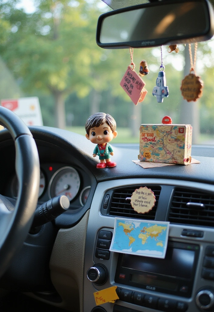 10 Cozy Car Interior Ideas That Will Make Your Road Trips Feel Like Home! - 4. Car Decor that Reflects Your Style