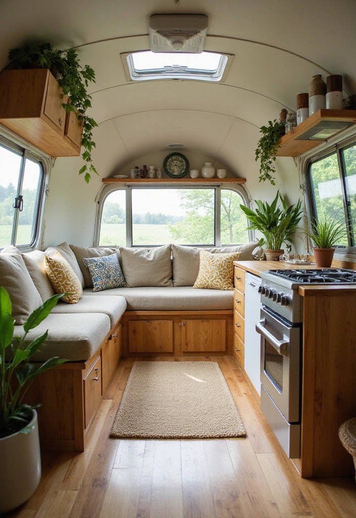 21 Modern Airstream Interior Inspirations That Will Blow Your Mind! - 7. Eco-Friendly Living