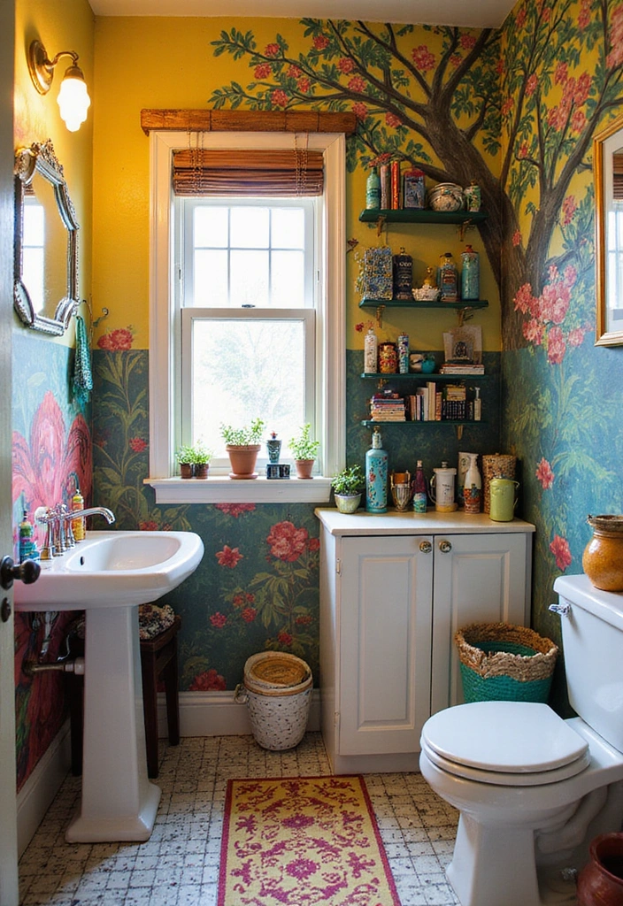 15 Stunning Bathroom Interior Design Ideas That Will Leave You Speechless! - 6. Artistic Expression