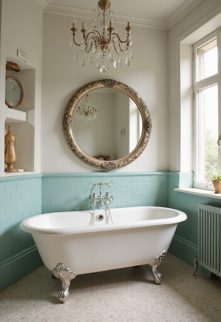 15 Stunning Bathroom Interior Design Ideas That Will Leave You Speechless! - 3. Vintage Glam