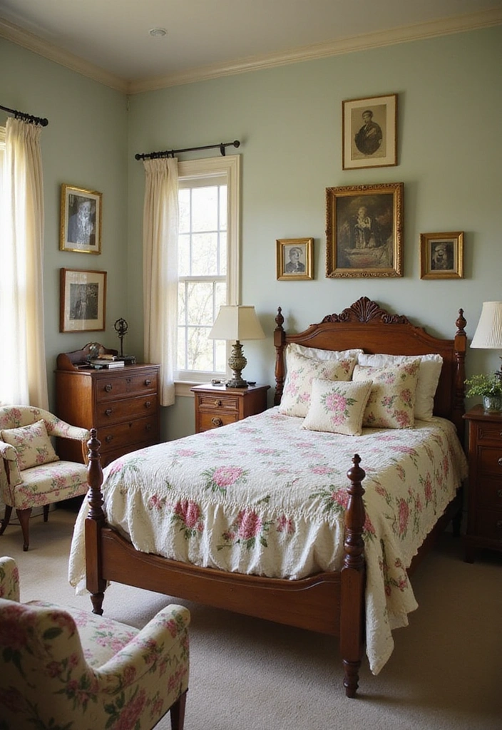 20 Bedroom Interior Design Ideas That Will Transform Your Space Overnight! - 8. Vintage Charm