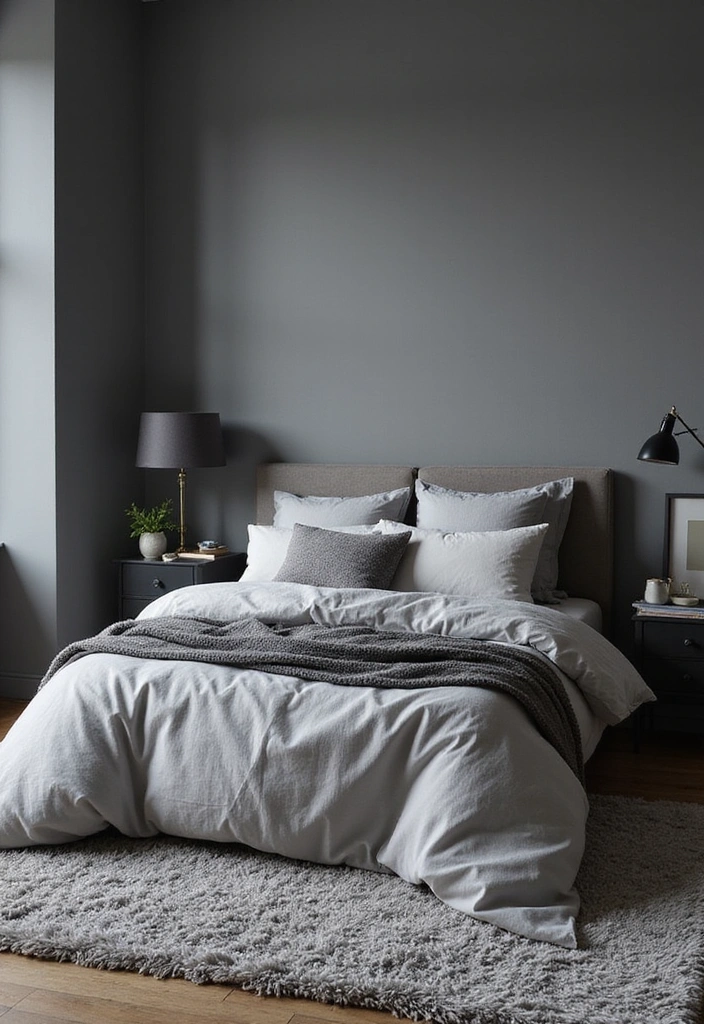20 Bedroom Interior Design Ideas That Will Transform Your Space Overnight! - 19. Monochrome Magic