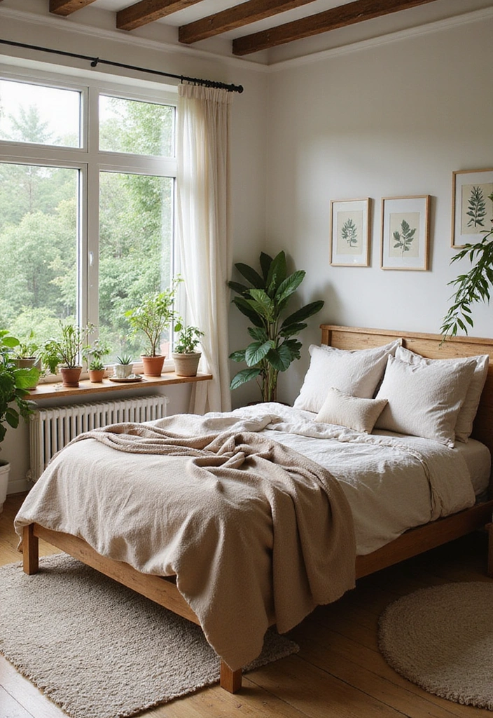 20 Bedroom Interior Design Ideas That Will Transform Your Space Overnight! - 20. Nature-Inspired