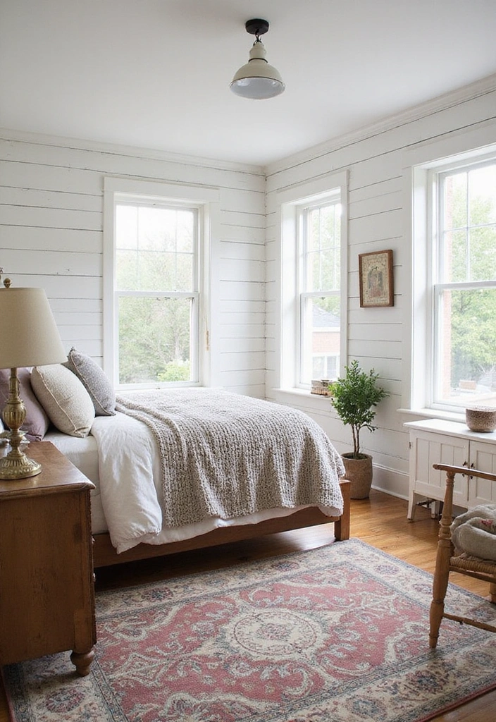 20 Bedroom Interior Design Ideas That Will Transform Your Space Overnight! - 12. Farmhouse Fresh