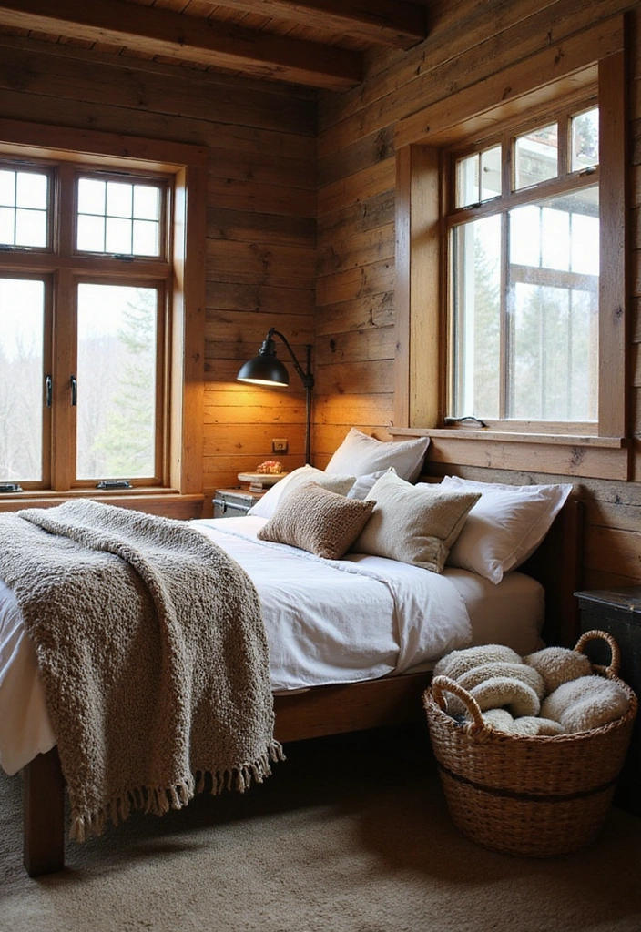 20 Bedroom Interior Design Ideas That Will Transform Your Space Overnight! - 3. Rustic Retreat