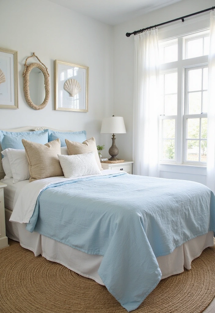 20 Bedroom Interior Design Ideas That Will Transform Your Space Overnight! - 7. Coastal Calm