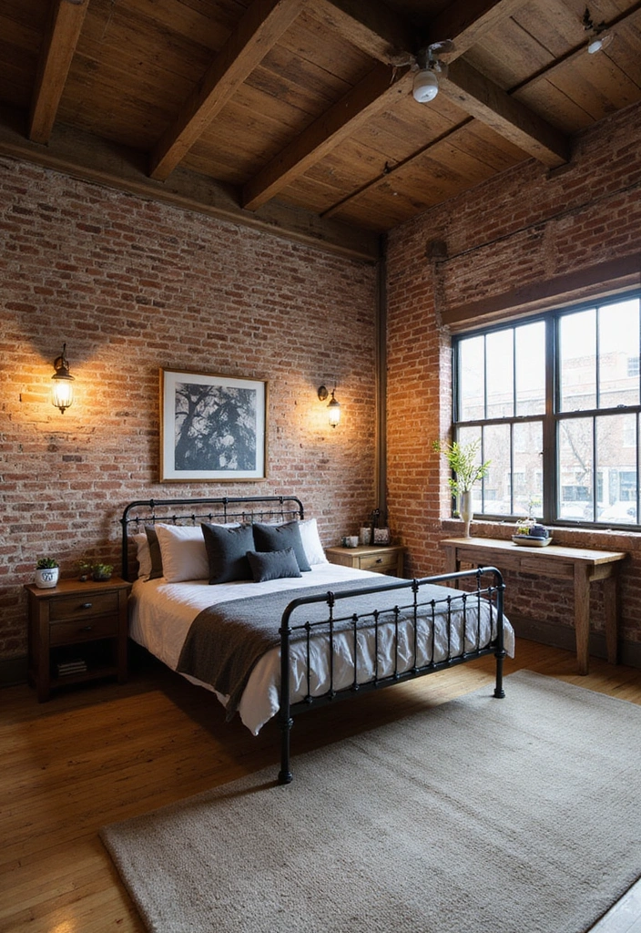 10 Stunning Modern Bedroom Interiors That Will Leave You Breathless! - 2. Industrial Chic