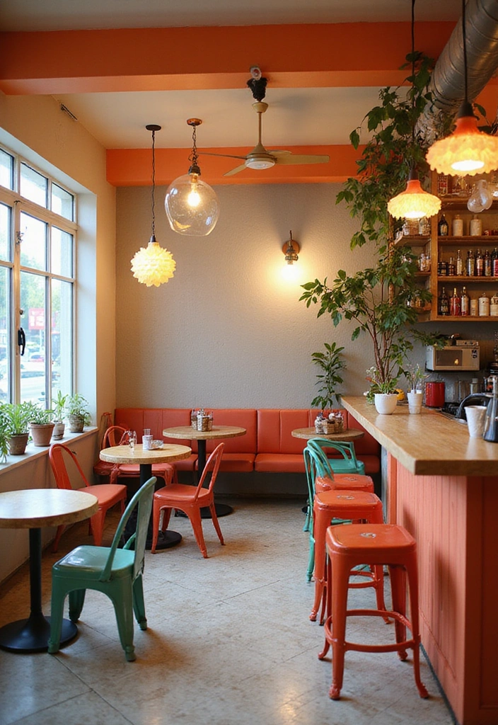 20 Modern and Rustic Cafe Interior Designs That Will Transform Your Space! - 12. Whimsical Decor