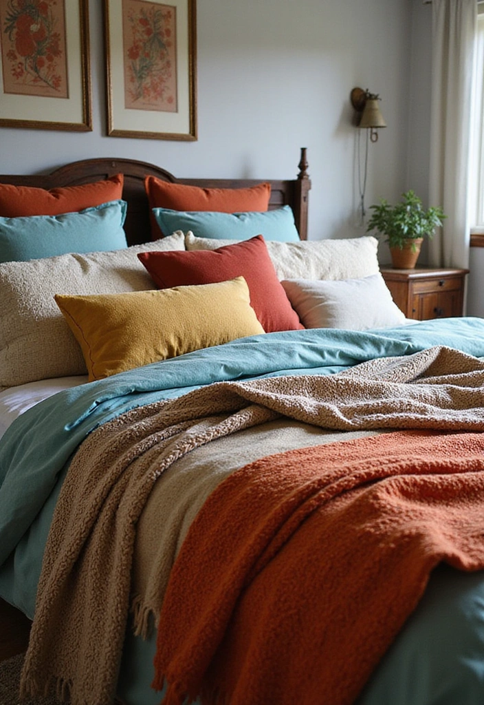 12 Budget-Friendly Interior Design Bedroom Makeovers That Will Blow Your Mind! - 5. Layered Bedding Magic