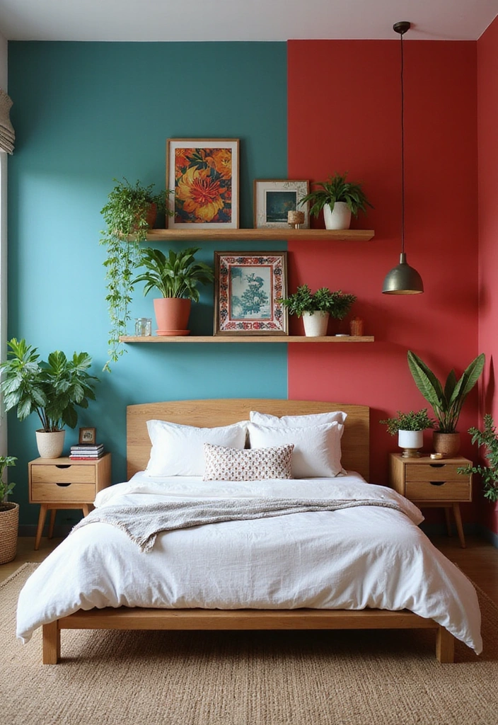12 Budget-Friendly Interior Design Bedroom Makeovers That Will Blow Your Mind! - 2. Accent Wall Wonders