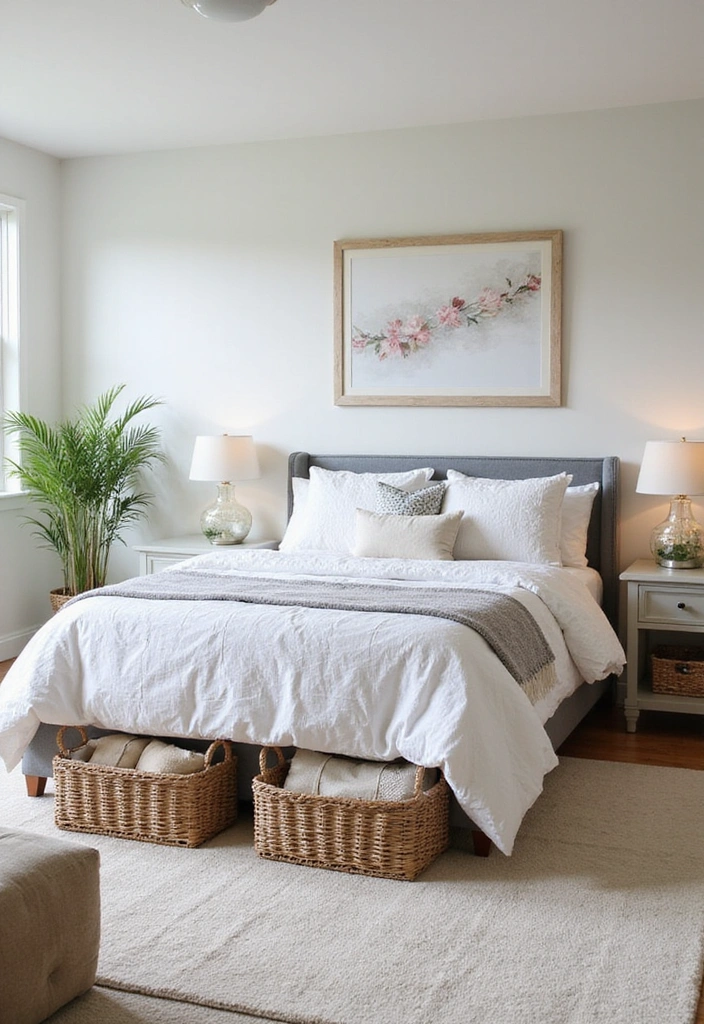 12 Budget-Friendly Interior Design Bedroom Makeovers That Will Blow Your Mind! - 9. Smart Storage Solutions