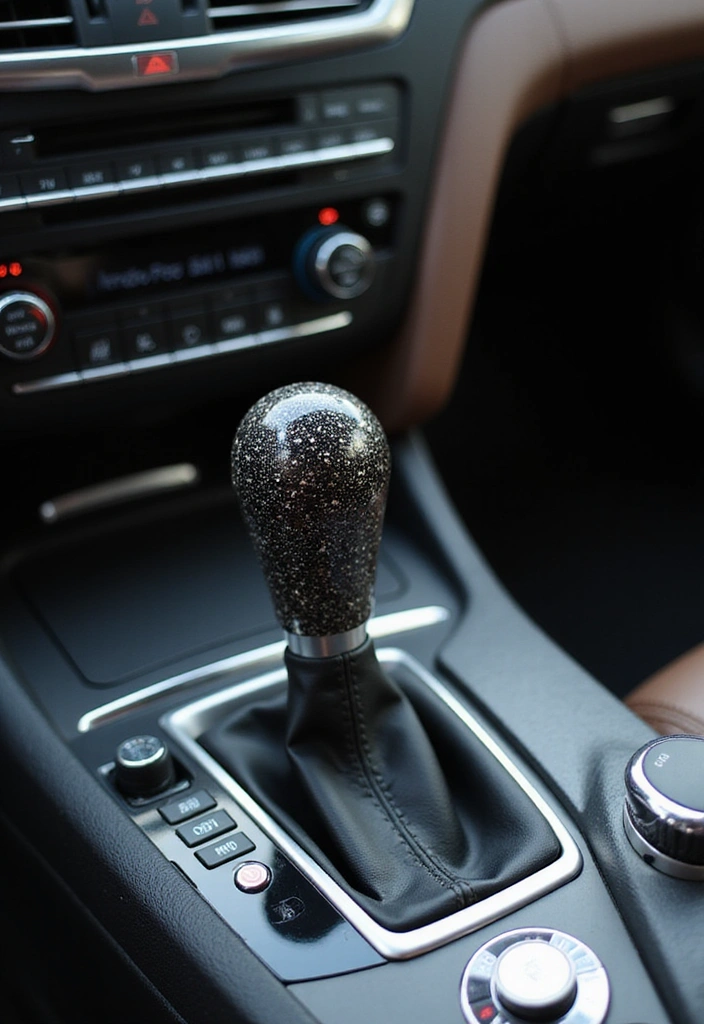 20 Modern Car Decorations for a Chic Interior Vibe (You Won't Want to Leave!) - 16. Decorative Gear Shift Knobs