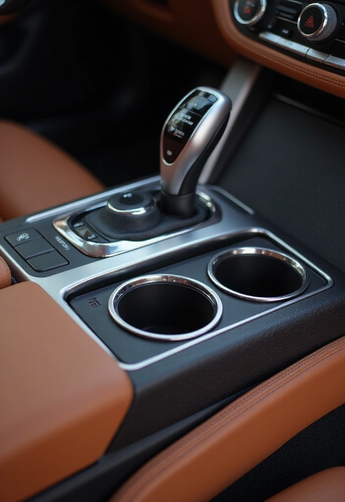 20 Modern Car Decorations for a Chic Interior Vibe (You Won't Want to Leave!) - 12. Chic Cup Holders
