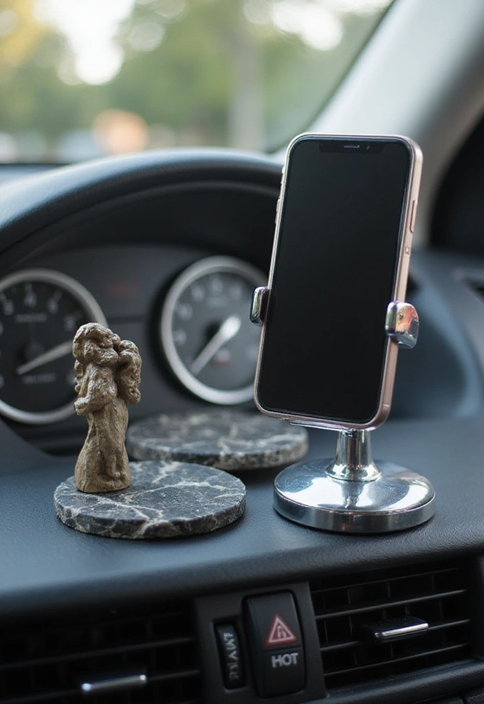 20 Modern Car Decorations for a Chic Interior Vibe (You Won't Want to Leave!) - 3. Elegant Dashboard Accessories