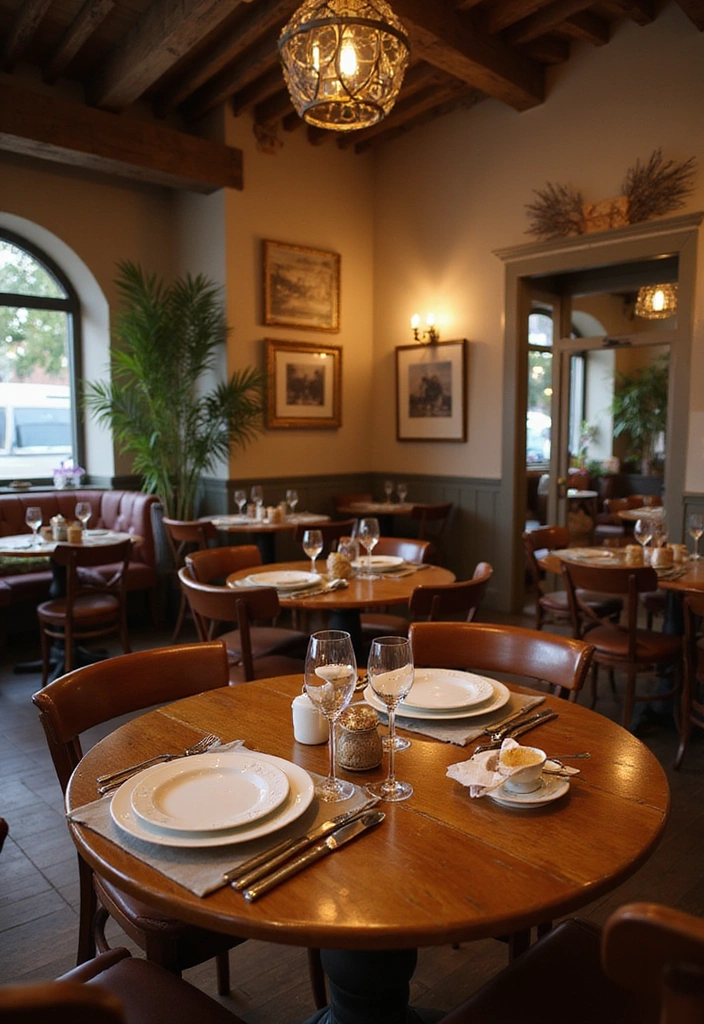 20 Modern and Rustic Cafe Interior Designs That Will Transform Your Space! - 13. Elegant Rustic Touches