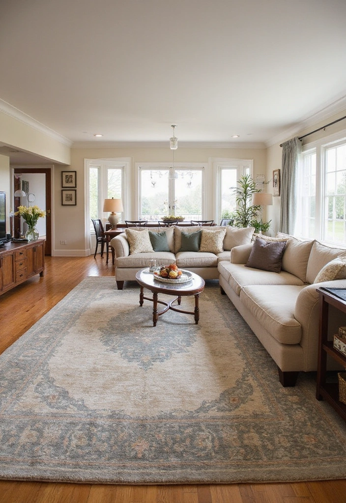 15 Must-Know Interior Design Tips to Elevate Your Home Style Instantly! - 11. Define Spaces with Rugs