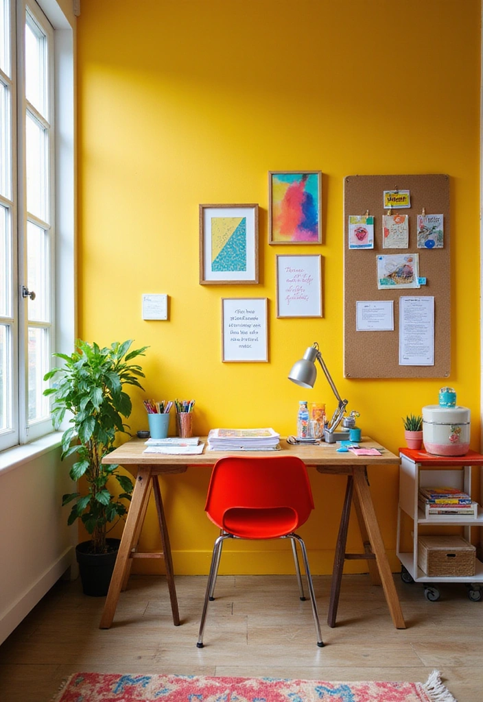 20 Office Interior Design Ideas That'll Make You Want to Work Overtime! - 2. Vibrant Color Schemes
