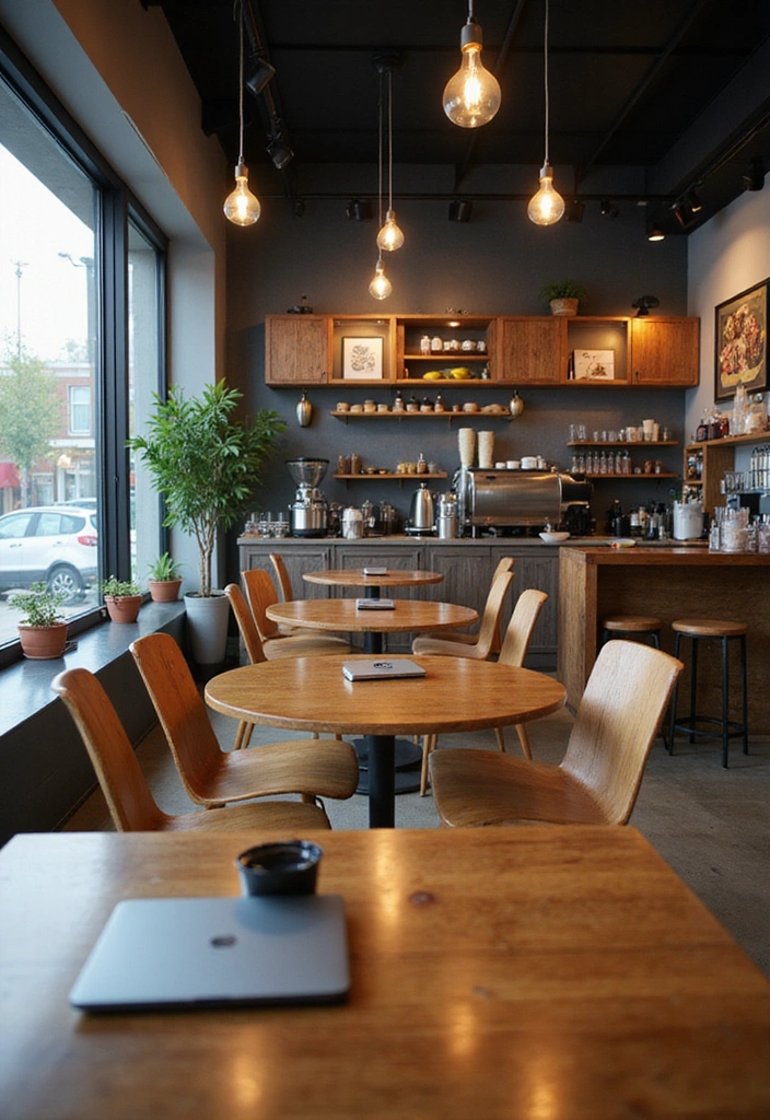20 Modern and Rustic Cafe Interior Designs That Will Transform Your Space! - 11. Tech-Savvy Spaces