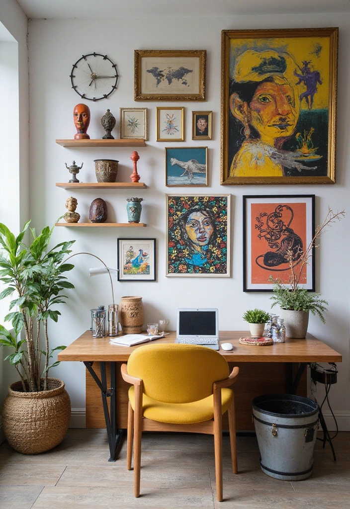 20 Office Interior Design Ideas That'll Make You Want to Work Overtime! - 12. Artistic Inspiration