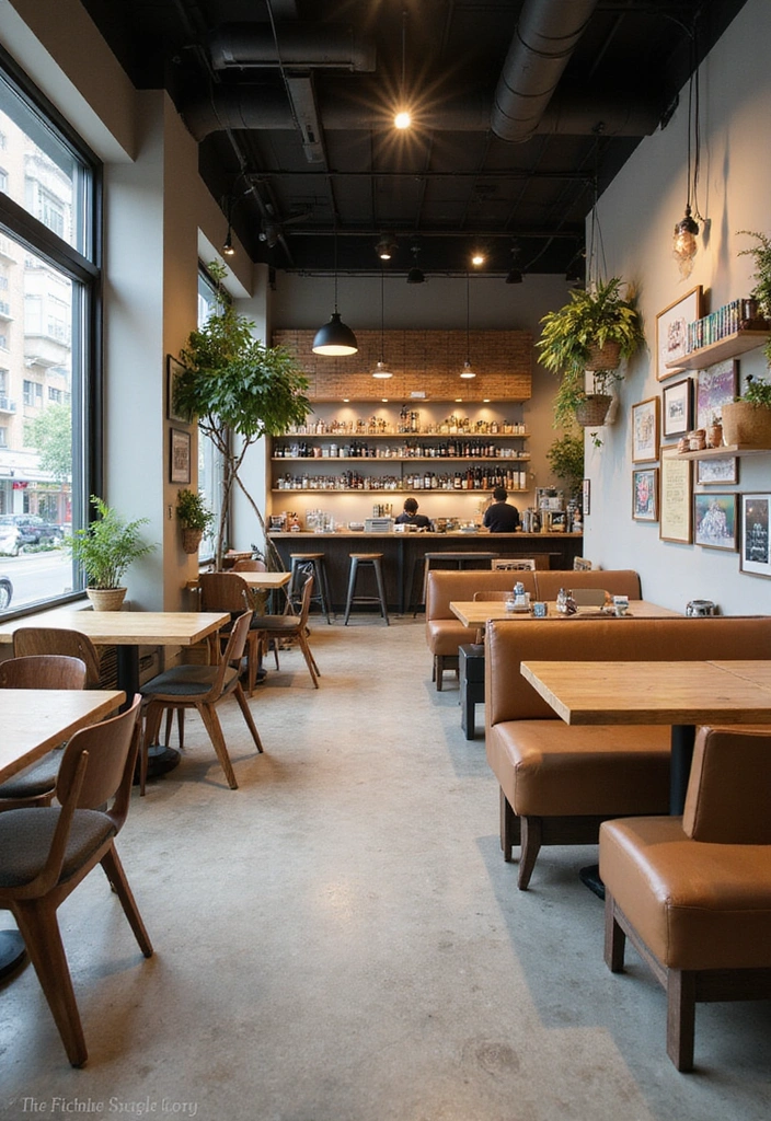 20 Modern and Rustic Cafe Interior Designs That Will Transform Your Space! - 19. Multi-Functional Spaces